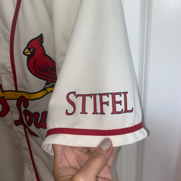 St. Louis Cardinals Button Up Shirt - Size XL - Picture 2 of 4